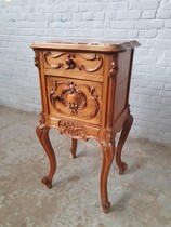 Louis XV Nightstand (marble top)