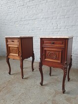 Louis XV Nightstands (Pair)