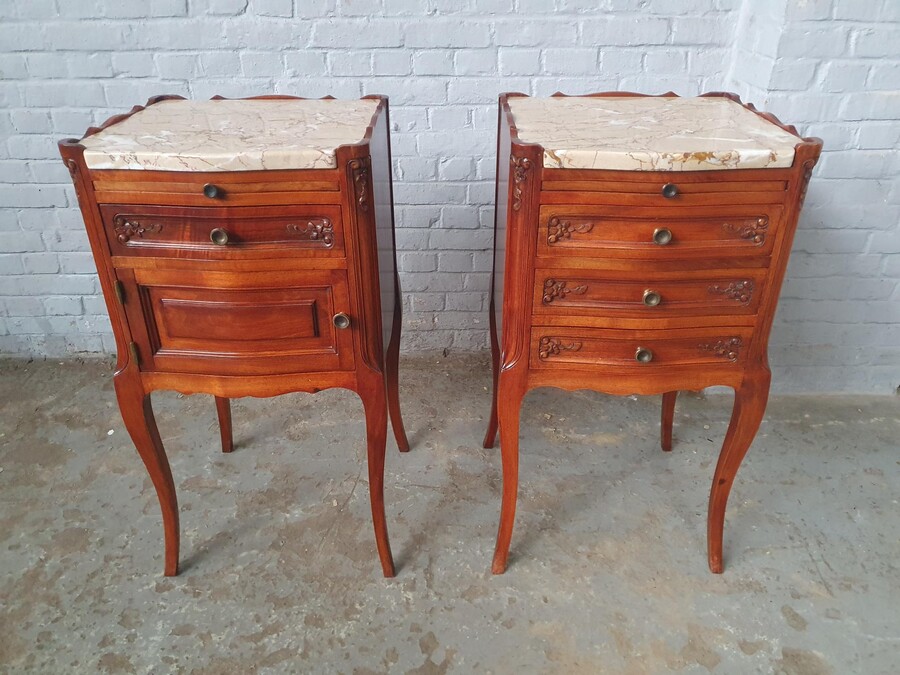 Louis XV Nightstands (Pair)