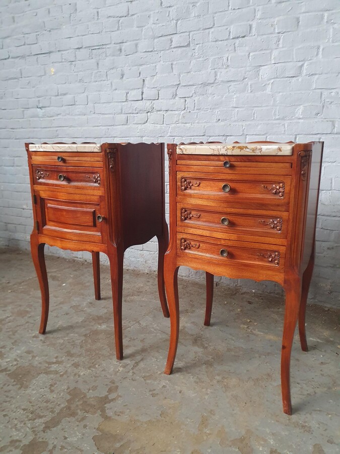 Louis XV Nightstands (Pair)
