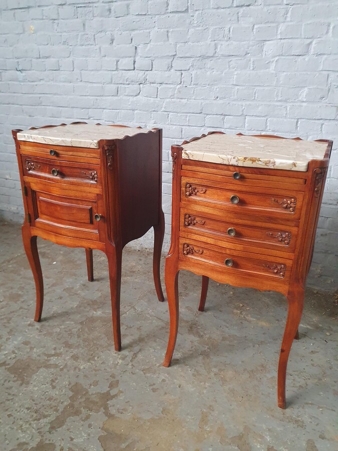 Louis XV Nightstands (Pair)