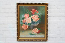 Painting  (Signed) Louis XV Belgium Canvas 1940