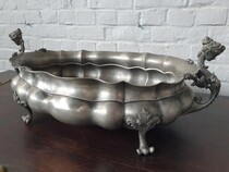 Coupe (Bowl) Louis XV (Rococo) Italy Tin 1890