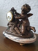 Mantel Clock Louis XV (Rococo) France Metal 1900