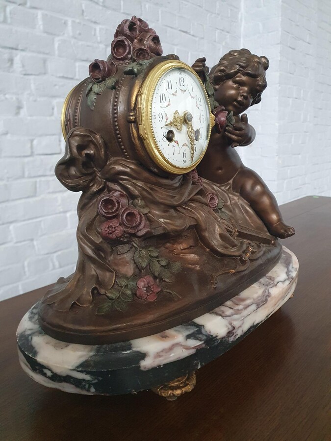 Louis XV (Rococo) Mantel Clock