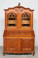 Secretary desk Louis XV Belgium Oak 1920