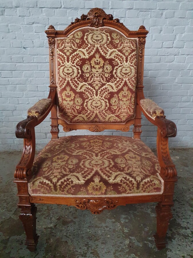 Louis XV Set of 4 Armchairs