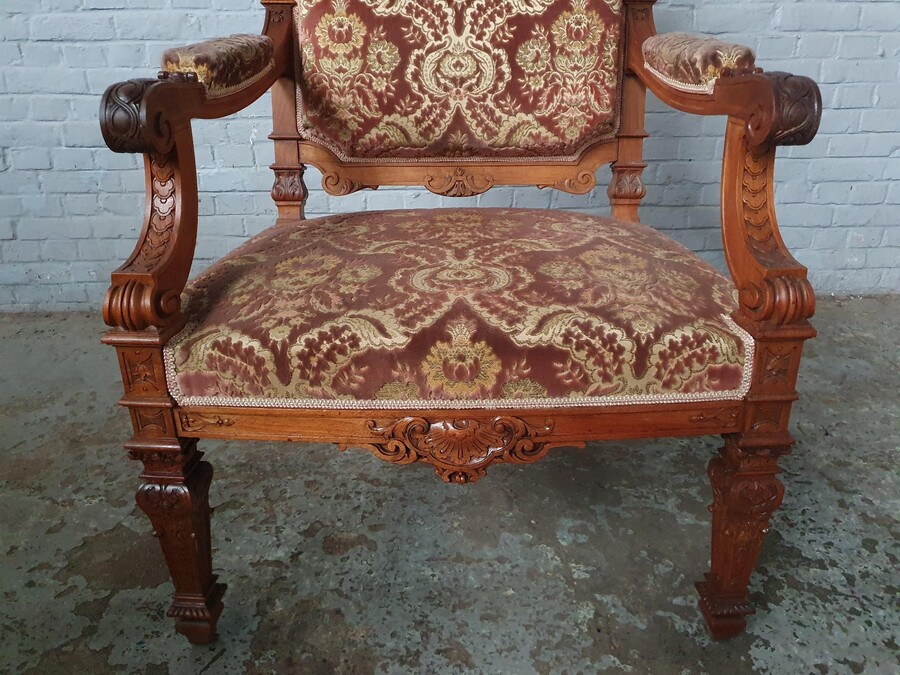 Louis XV Set of 4 Armchairs