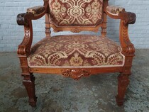 Louis XV Set of 4 Armchairs