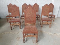 Louis XV Set of 8 Chairs