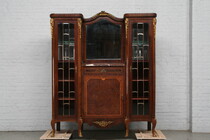 Side by side cabinet Louis XV Belgium Walnut/Bronze 1900