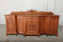 Sideboard Louis XV Belgium Oak 1920