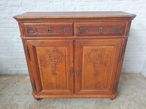 Sideboard Louis XV Belgium Oak 1900