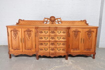 Sideboard Louis XV Belgium Oak 1920