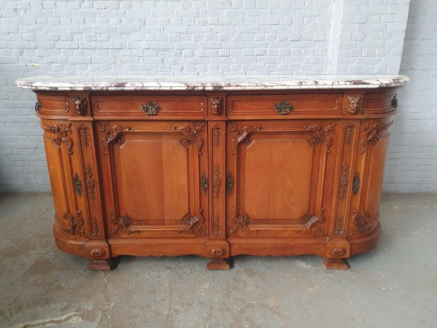 Louis XV Sideboard (marble top)