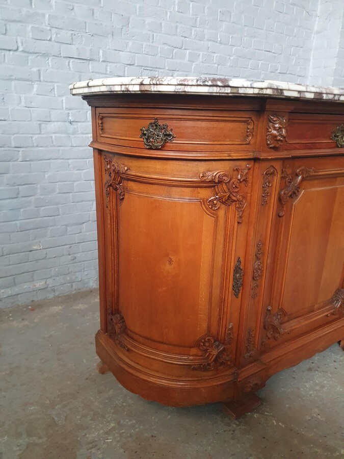 Louis XV Sideboard (marble top)