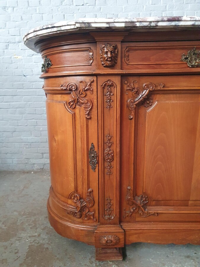 Louis XV Sideboard (marble top)