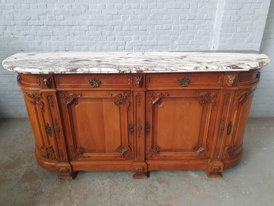 Louis XV Sideboard (marble top)