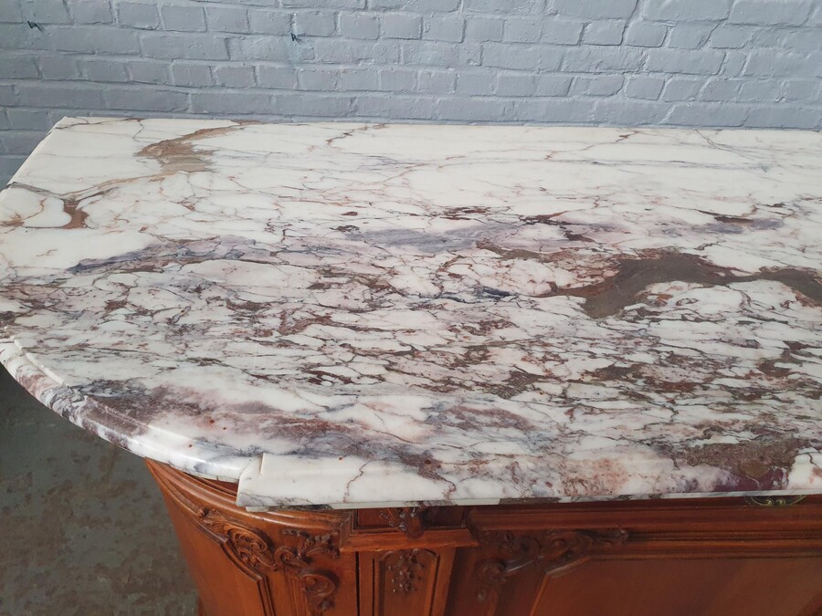Louis XV Sideboard (marble top)
