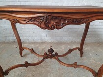 Louis XV Table +  4 chairs
