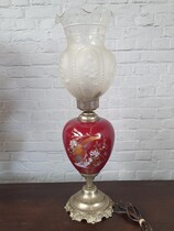 Table lamp Louis XV France glass 1950