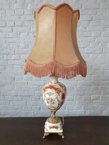 Table lamp Louis XV France (Limoges) Porcelain 1950