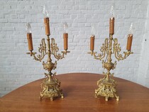 Louis XV Table lamps (pair)