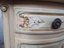 Louis XV vanity and chair