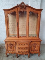 Vitrine (Display Cabinet) Louis XV Belgium Oak 1940