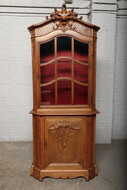 Vitrine (Display cabinet) Louis XV Belgium Oak 1890