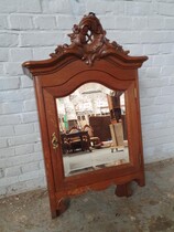 Wall cabinet Louis XV Belgium Oak 1900