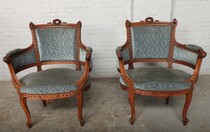 Louis XVI Armchairs (pair)