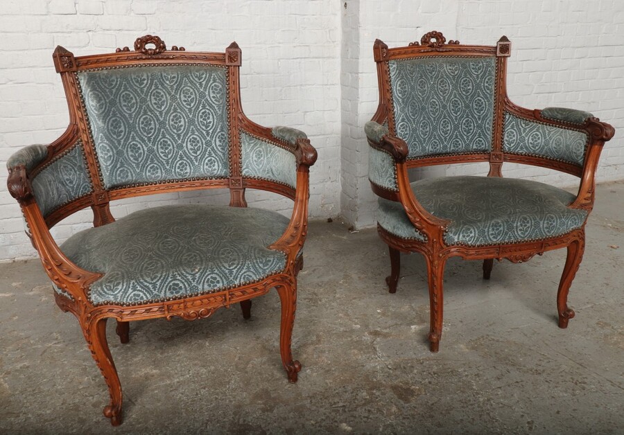 Louis XVI Armchairs (pair)