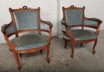Louis XVI Armchairs (pair)