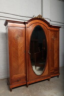 Armoire Louis XVI Belgium Mahogany/Bronze 1920