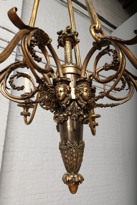 Louis XVI/ Art Deco Chandelier