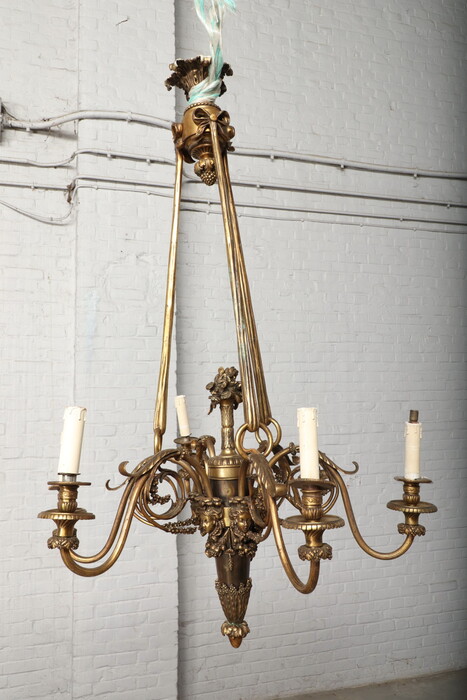 Louis XVI/ Art Deco Chandelier