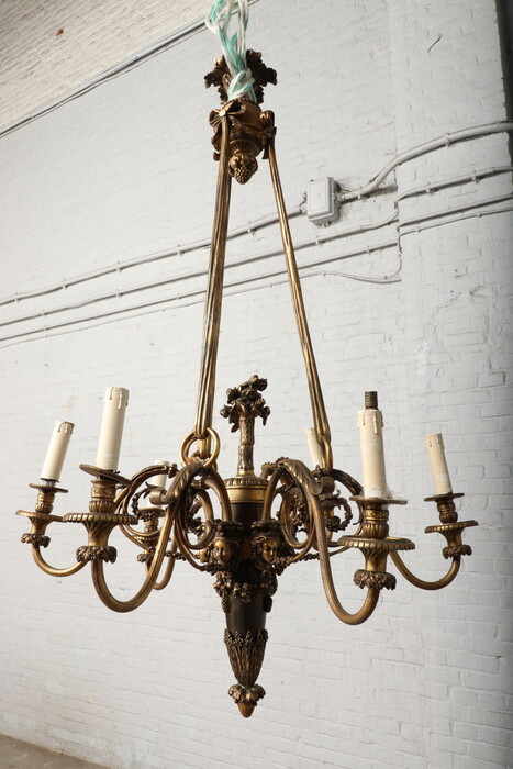 Louis XVI/ Art Deco Chandelier