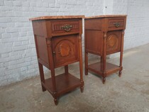 Louis XVI (Art Deco) Nightstands (Pair)