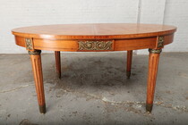 Louis XVI/ Art Deco Table +  6 chairs