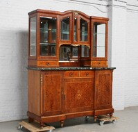 Buffet (cabinet) Louis XVI  Belgium Walnut/Bronze 1920