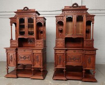 Buffets (Cabinets) Louis XVI Belgium Walnut 1890