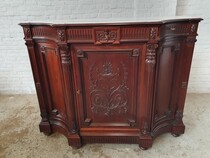 Louis XVI Cabinet (marble top)