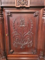 Louis XVI Cabinet (marble top)