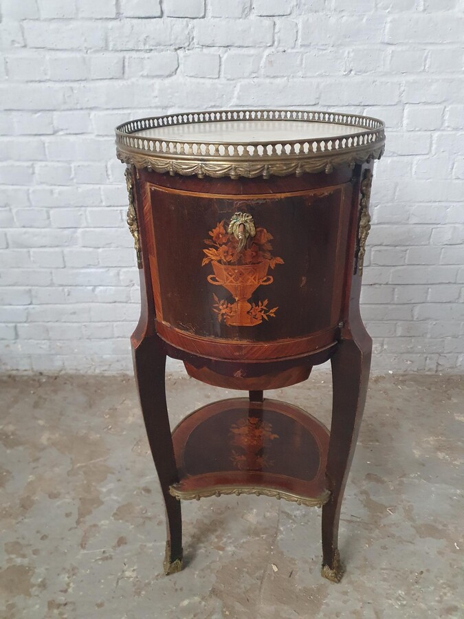 Louis XVI Cabinet (marble top)
