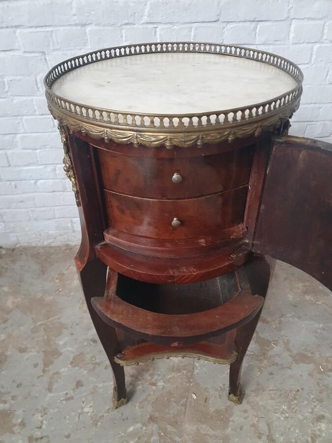 Louis XVI Cabinet (marble top)