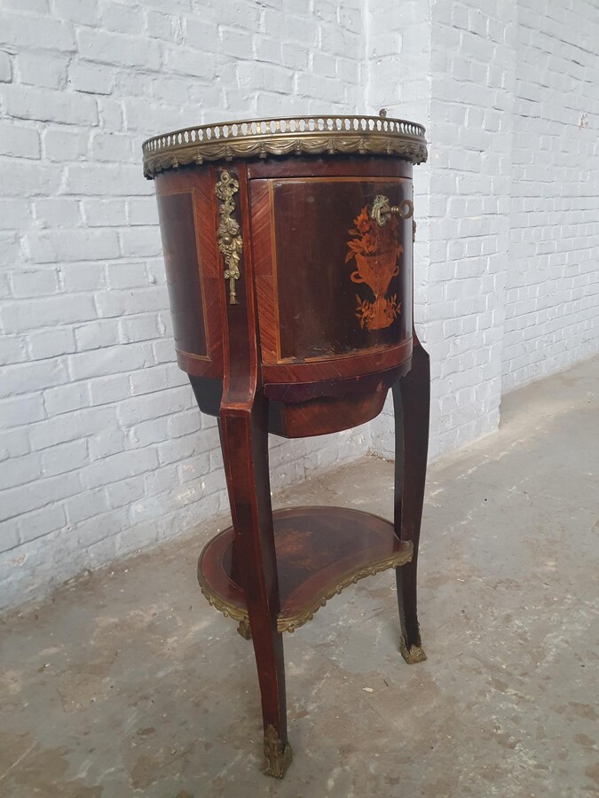 Louis XVI Cabinet (marble top)