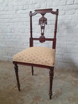 Chair Louis XVI France Walnut 1890
