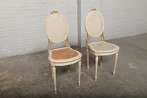 Louis XVI Console + 2 chairs