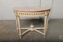 Louis XVI Console + 2 chairs